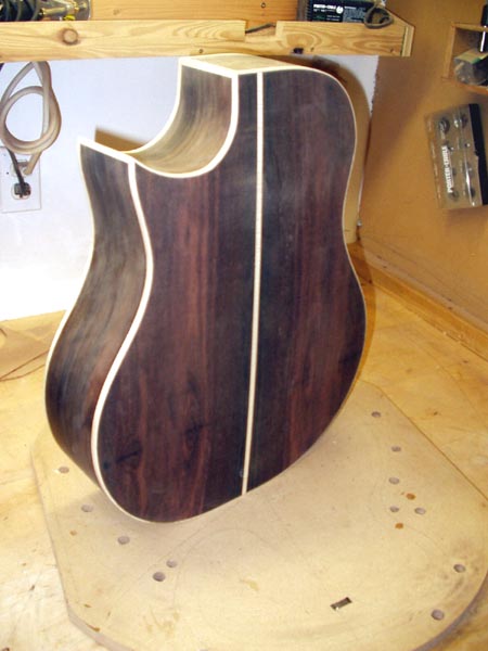 African Blackwood with Maple Binding